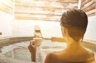 baño termal como parte del programa de termoterapia