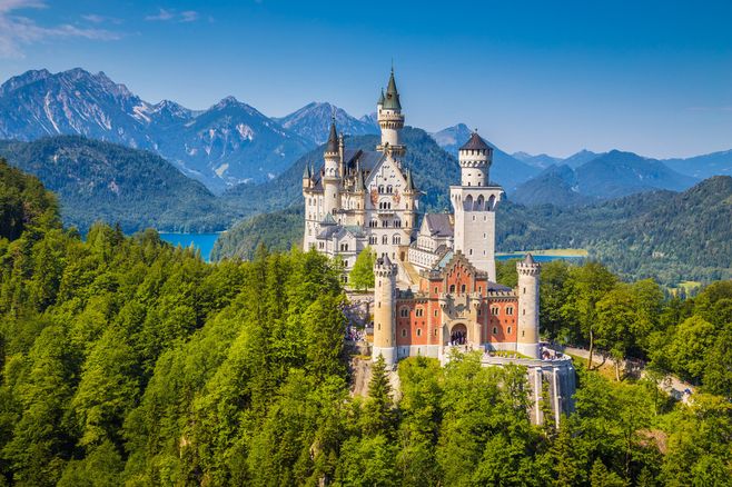 Neuschwanstein Blue Sky