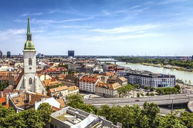 Vista de Bratislava, Eslovaquia