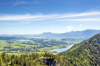 Vistas de la región de Allgäu, Baviera